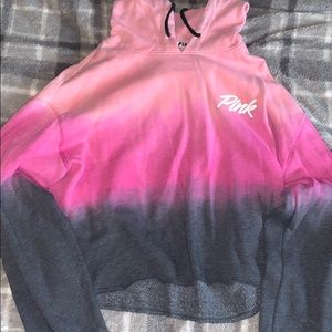 Pink ombré hoodie